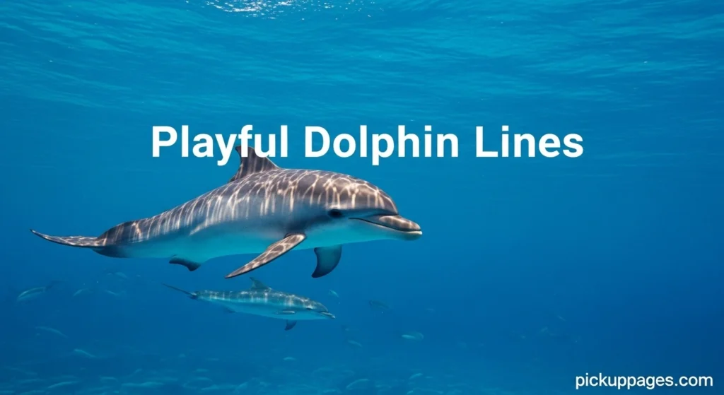 Playful Dolphin Lines