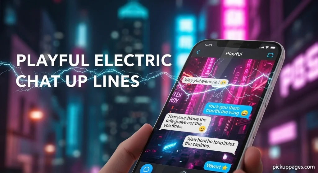 Playful Electric Chat Up Lines