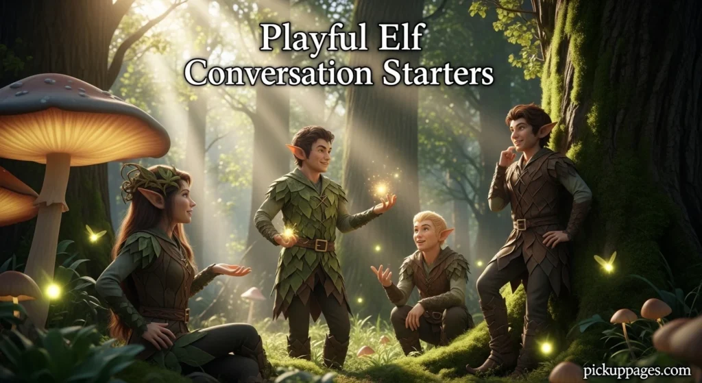 Playful Elf Conversation Starters