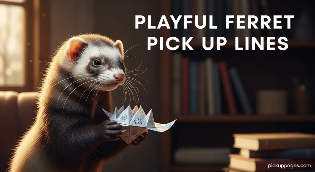 Playful Ferret Pick Up Lines