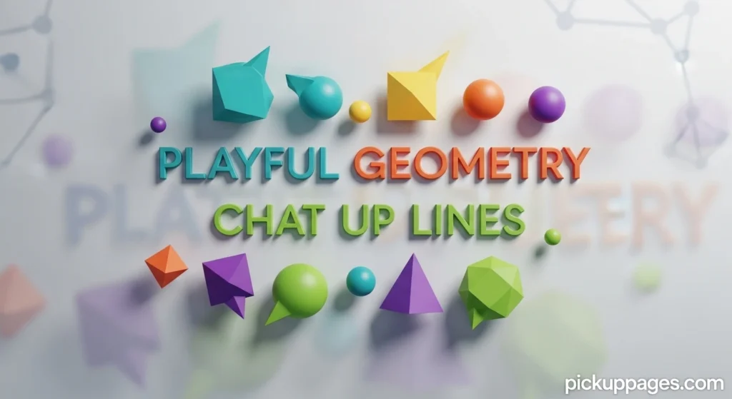 Playful Geometry Chat Up Lines