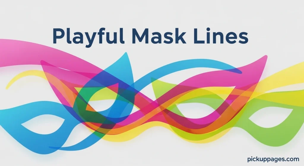 Playful Mask Lines