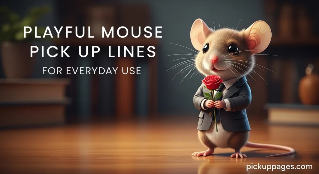 Playful Mouse Pick Up Lines for Everyday Use