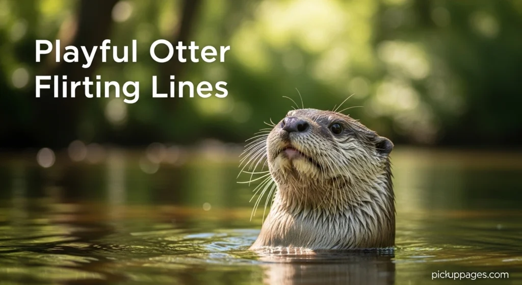 Playful Otter Flirting Lines