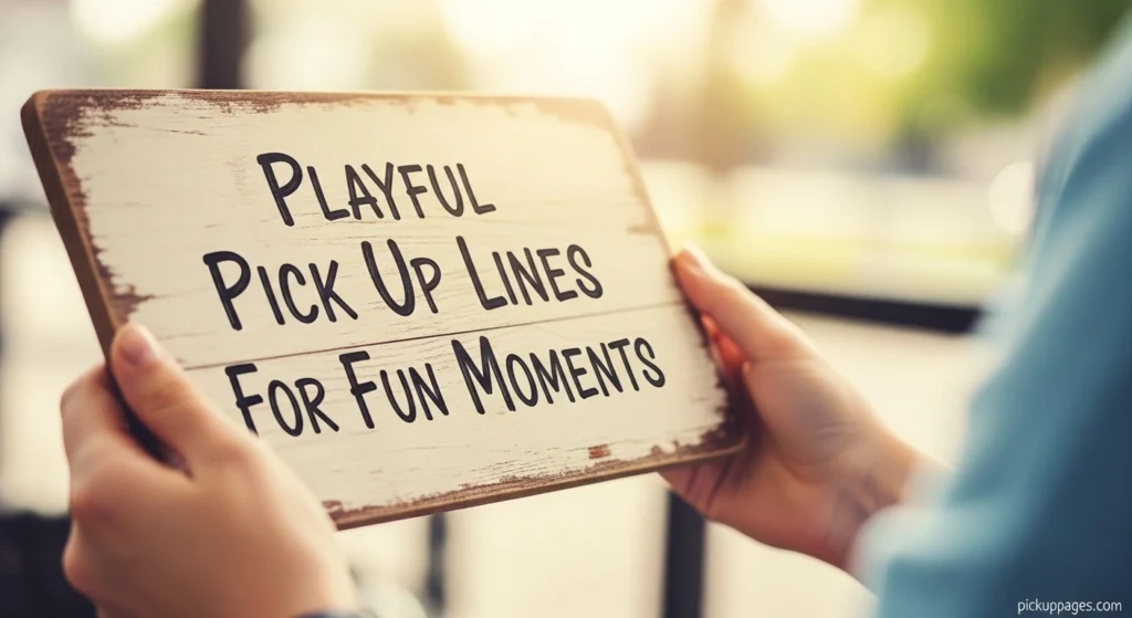 Playful Pick Up Lines For Fun Moments