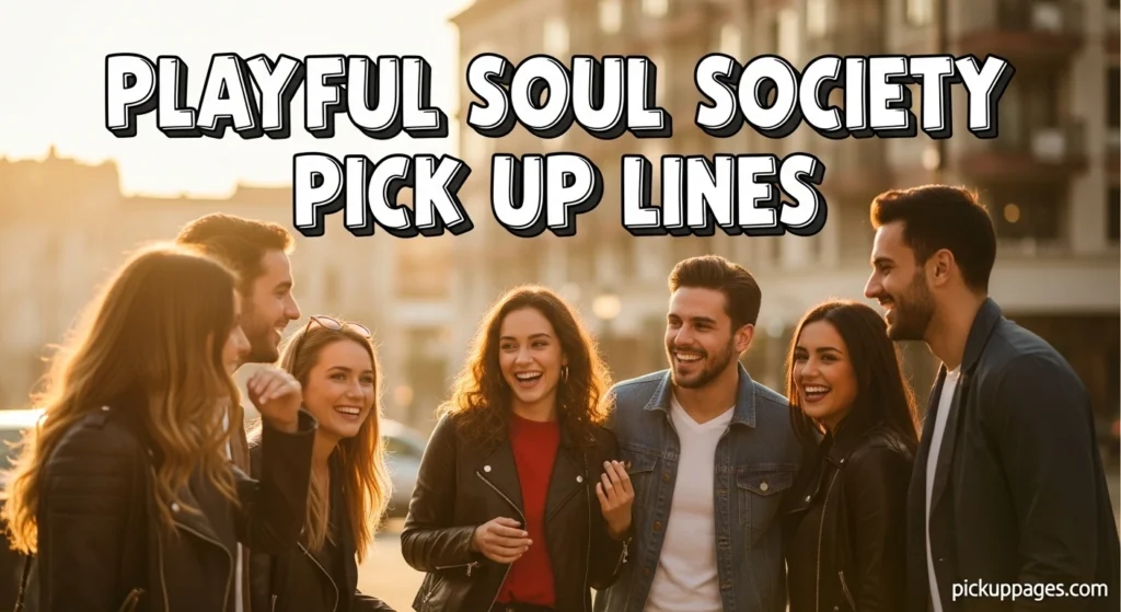 Playful Soul Society Pick Up Lines