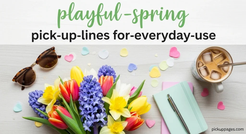 Playful Spring Pick Up Lines for Everyday Use