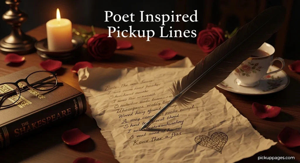 Poet Inspired Pickup Lines