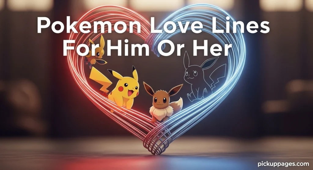 Pokemon Love Lines For Him Or Her