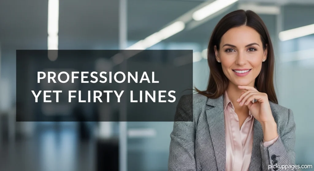 Professional Yet Flirty Lines