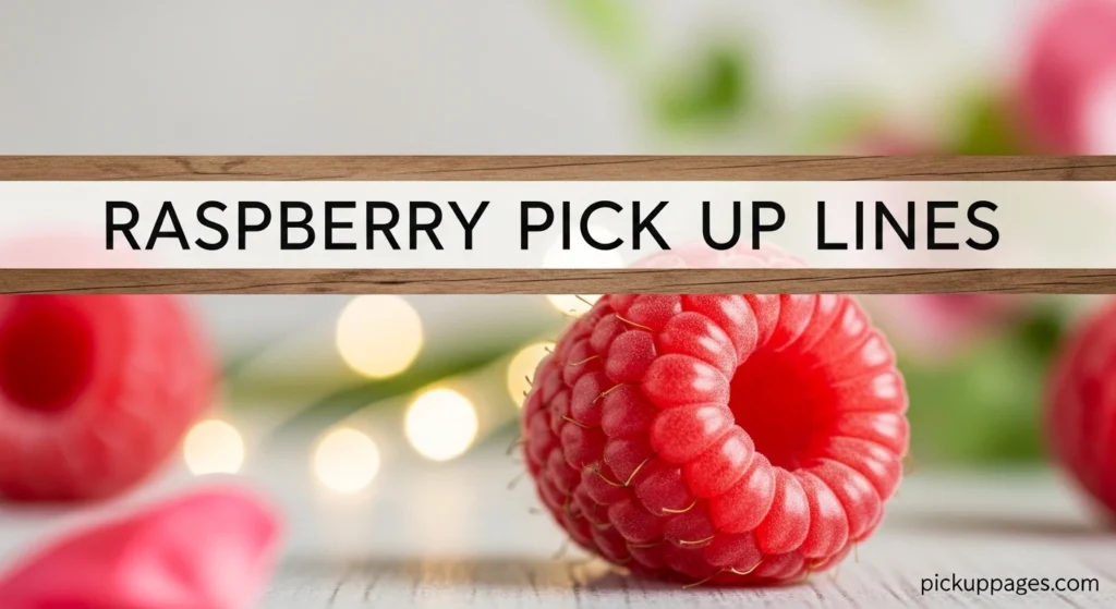 Raspberry Pick Up Lines