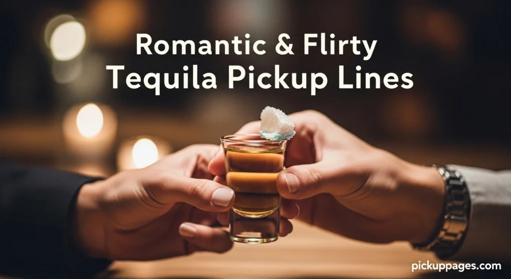 Romantic & Flirty Tequila Pickup Lines
