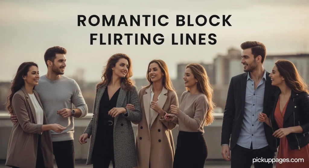 Romantic Block Flirting Lines