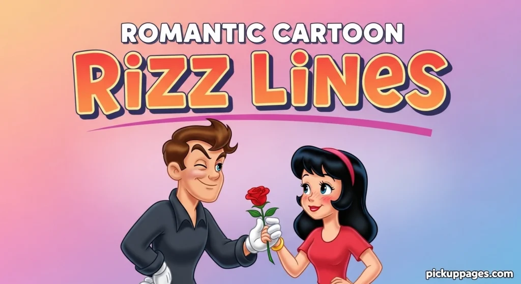 Romantic Cartoon Rizz Lines