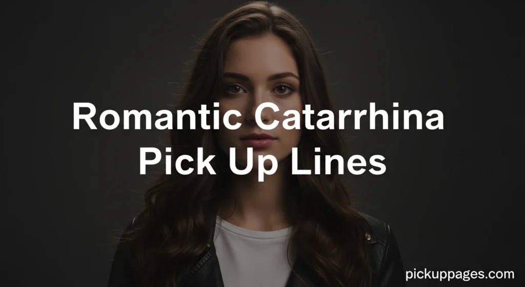 Romantic Catarrhina Pick Up Lines