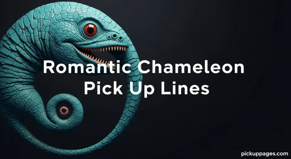 Romantic Chameleon Pick Up Lines