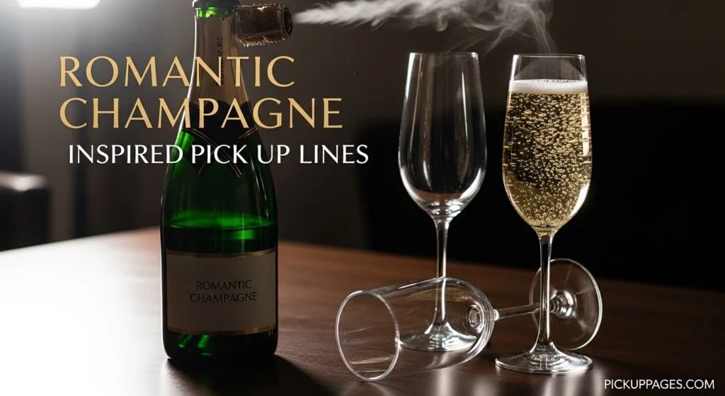 Romantic Champagne Inspired Pick Up Lines