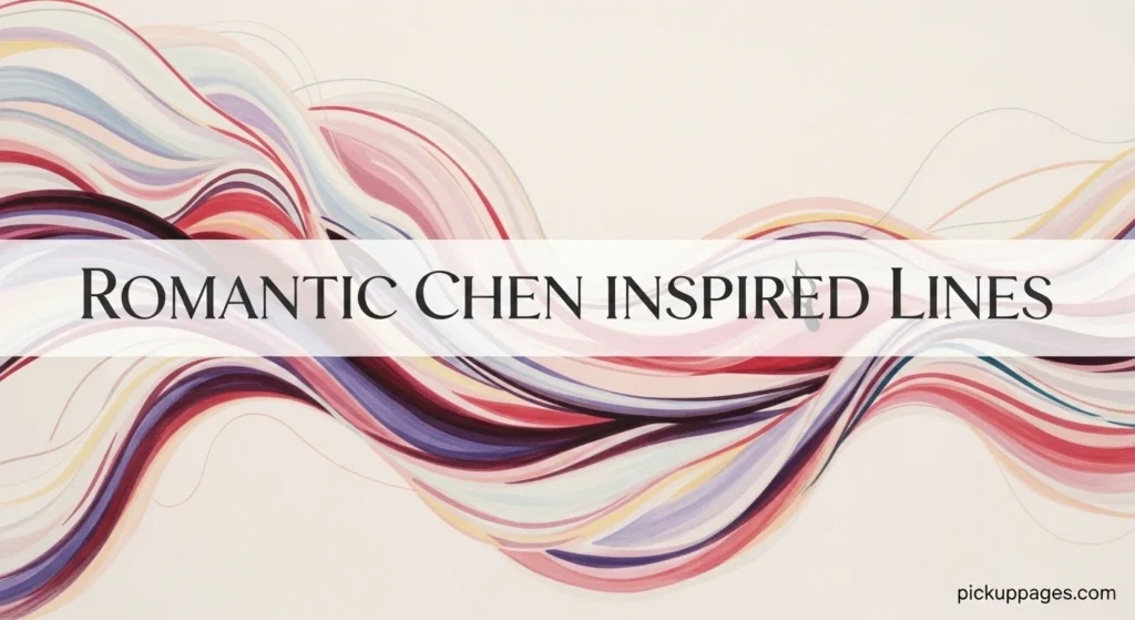 Romantic Chen Inspired Lines