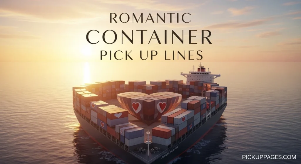 Romantic Container Pick Up Lines