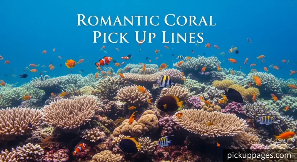 Romantic Coral Pick Up Lines