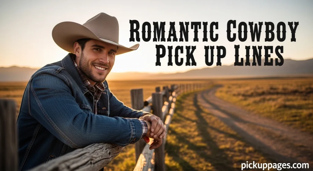 Romantic Cowboy Pick Up Lines