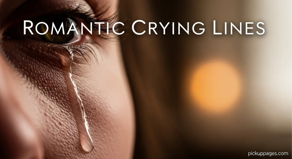 Romantic Crying Lines