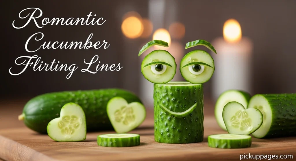 Romantic Cucumber Flirting Lines