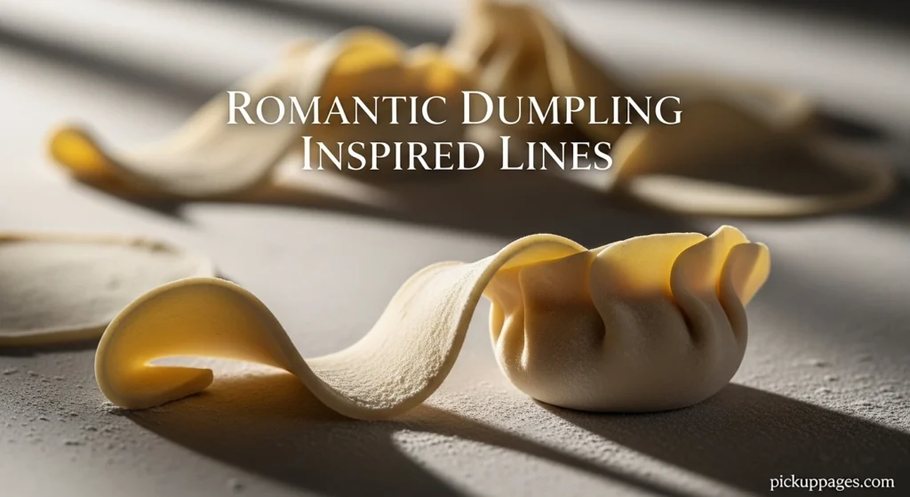 Romantic Dumpling Inspired Lines