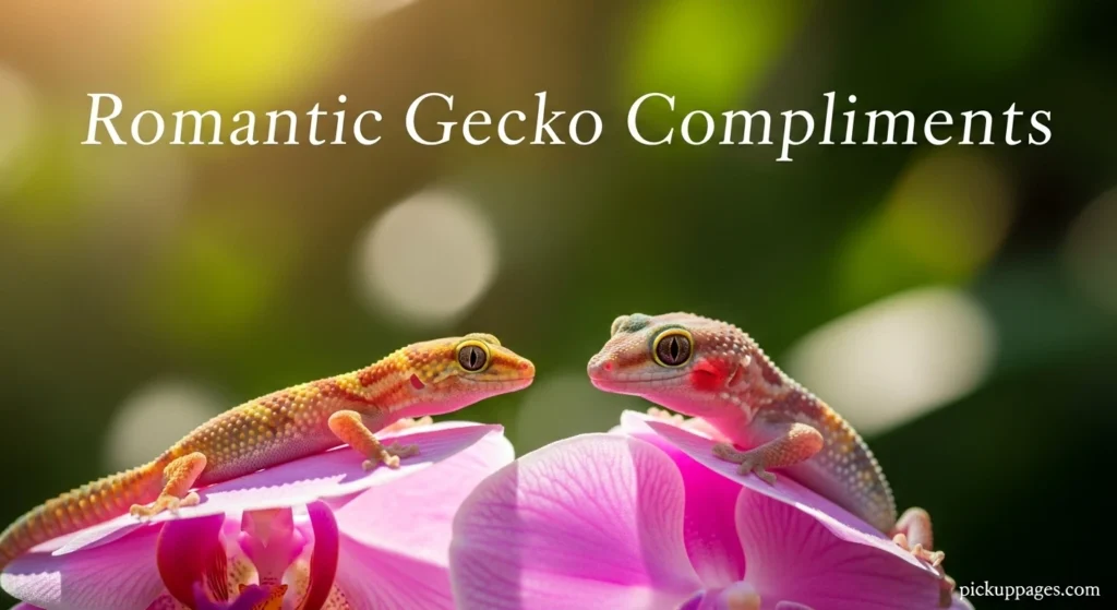 Romantic Gecko Compliments