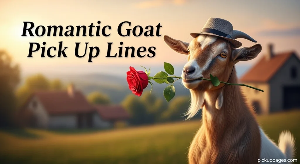 Romantic Goat Pick Up Lines