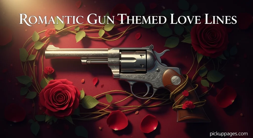 Romantic Gun Themed Love Lines
