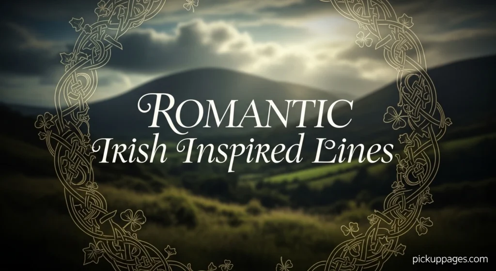 Romantic Irish Inspired Lines