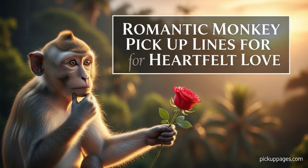 Romantic Monkey Pick Up Lines for Heartfelt Love