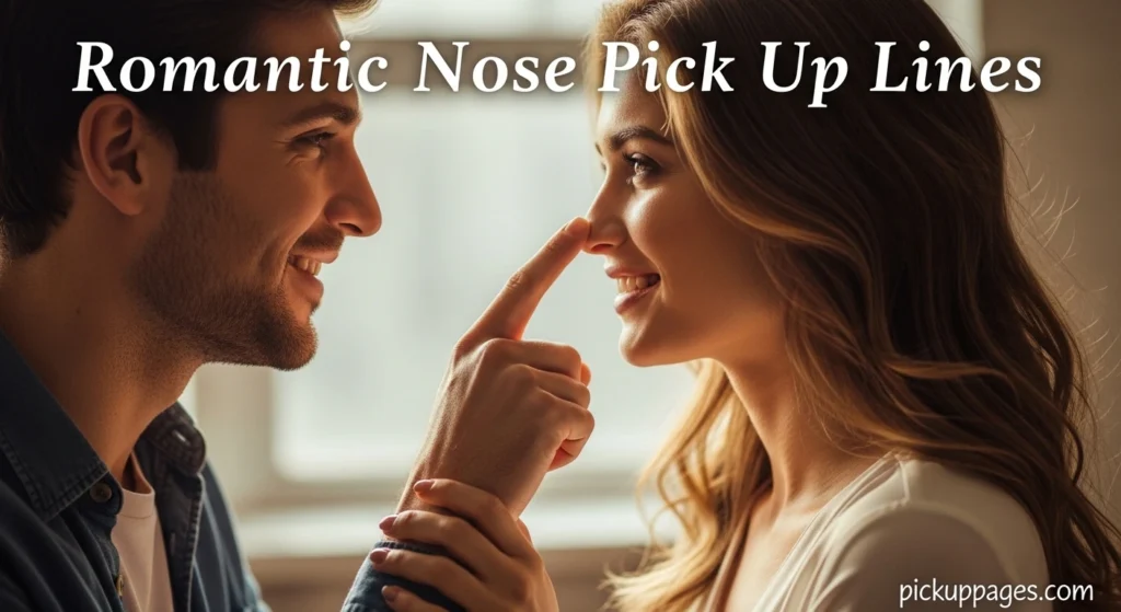 Romantic Nose Pick Up Lines