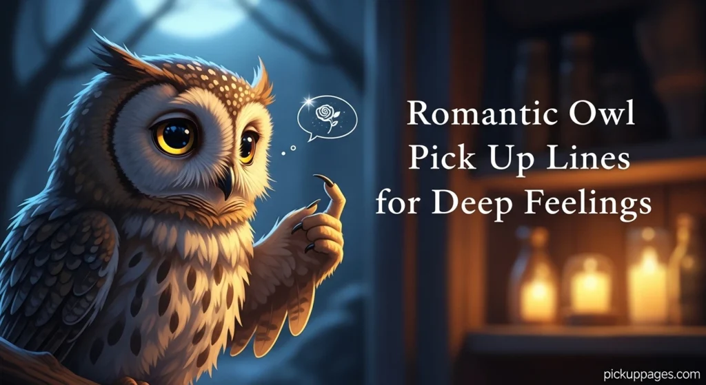 Romantic Owl Pick Up Lines for Deep Feelings