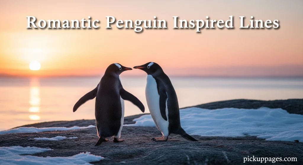 Romantic Penguin Inspired Lines