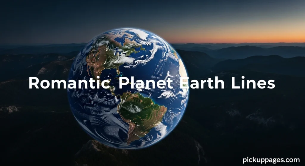 Romantic Planet Earth Lines