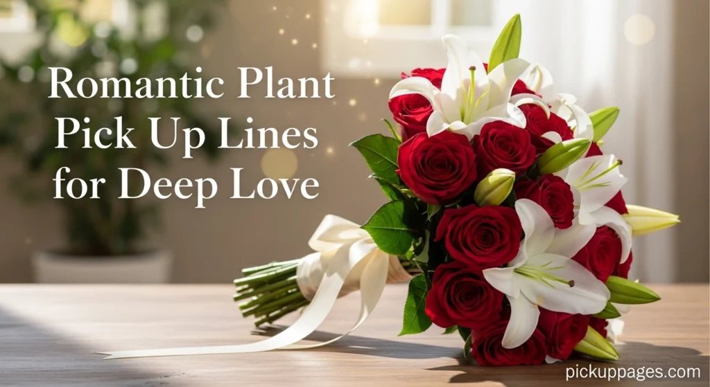 Romantic Plant Pick Up Lines for Deep Love