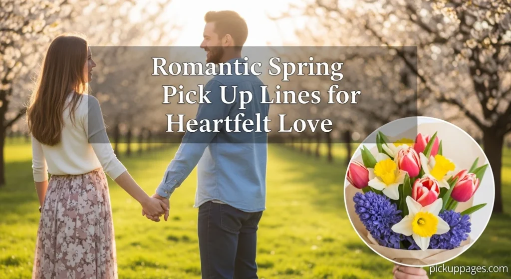 Romantic Spring Pick Up Lines for Heartfelt Love