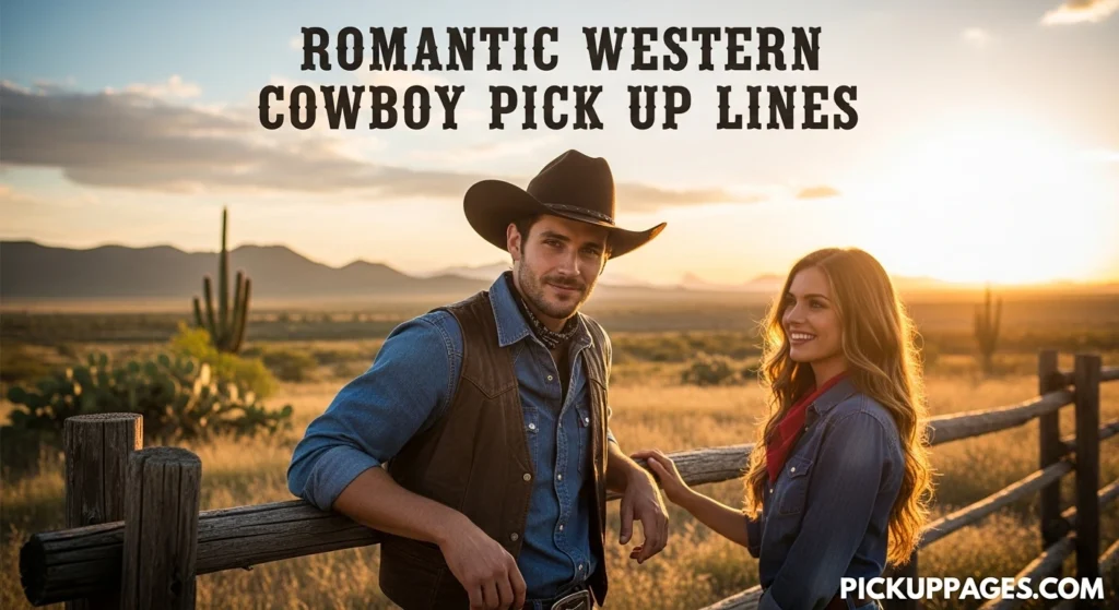 Romantic Western Cowboy Pick Up Lines