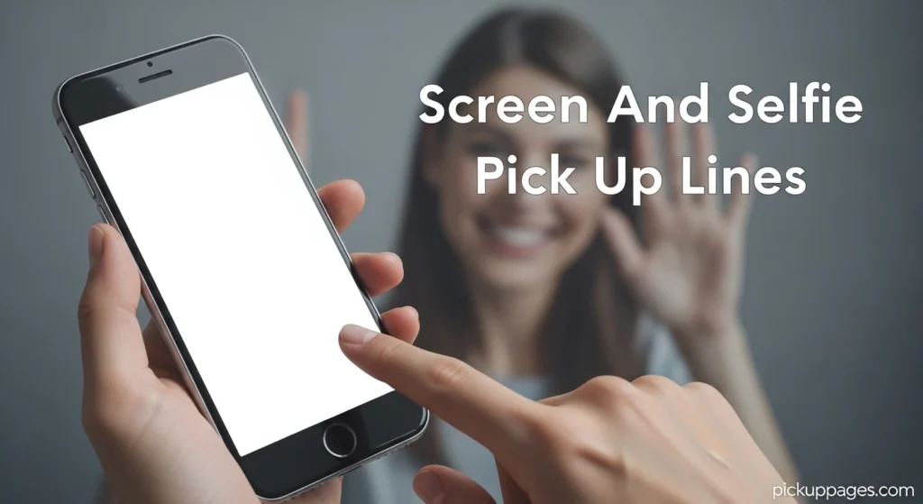 Screen And Selfie Pick Up Lines