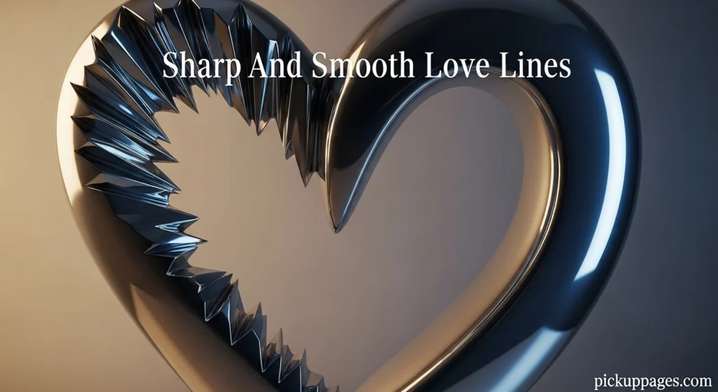 Sharp And Smooth Love Lines