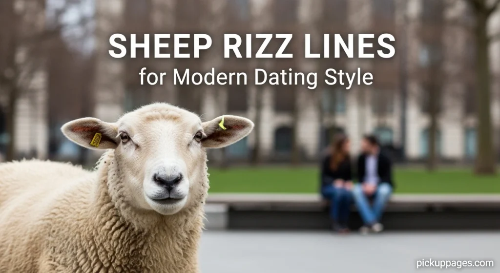 Sheep Rizz Lines for Modern Dating Style