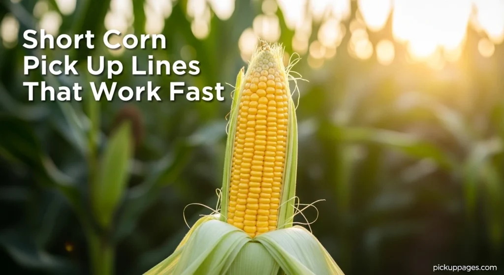 Short Corn Pick Up Lines That Work Fast