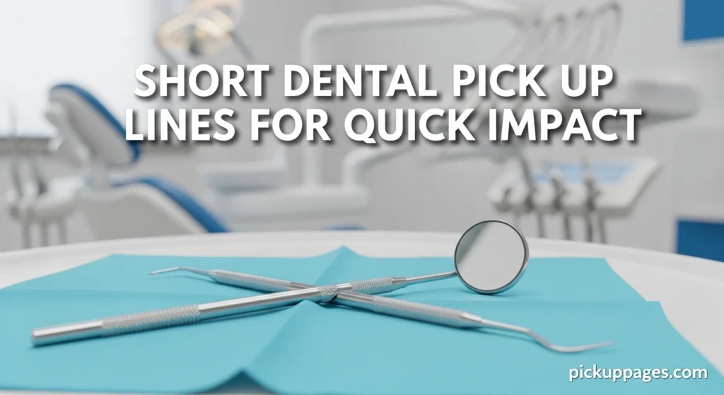 Short Dental Pick Up Lines for Quick Impact