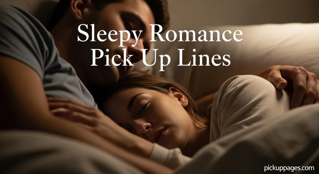 Sleepy Romance Pick Up Lines
