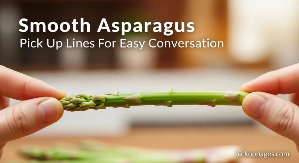 Smooth Asparagus Pick Up Lines For Easy Conversation