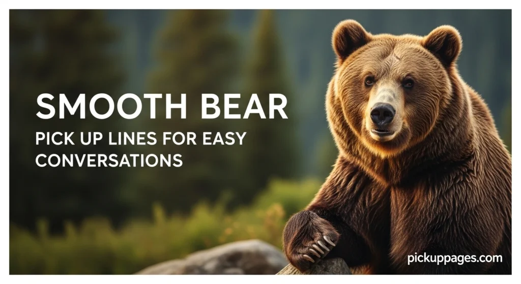 Smooth Bear Pick Up Lines For Easy Conversations
