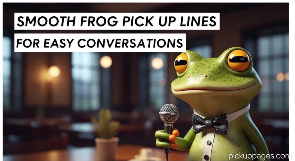 Smooth Frog Pick Up Lines For Easy Conversations