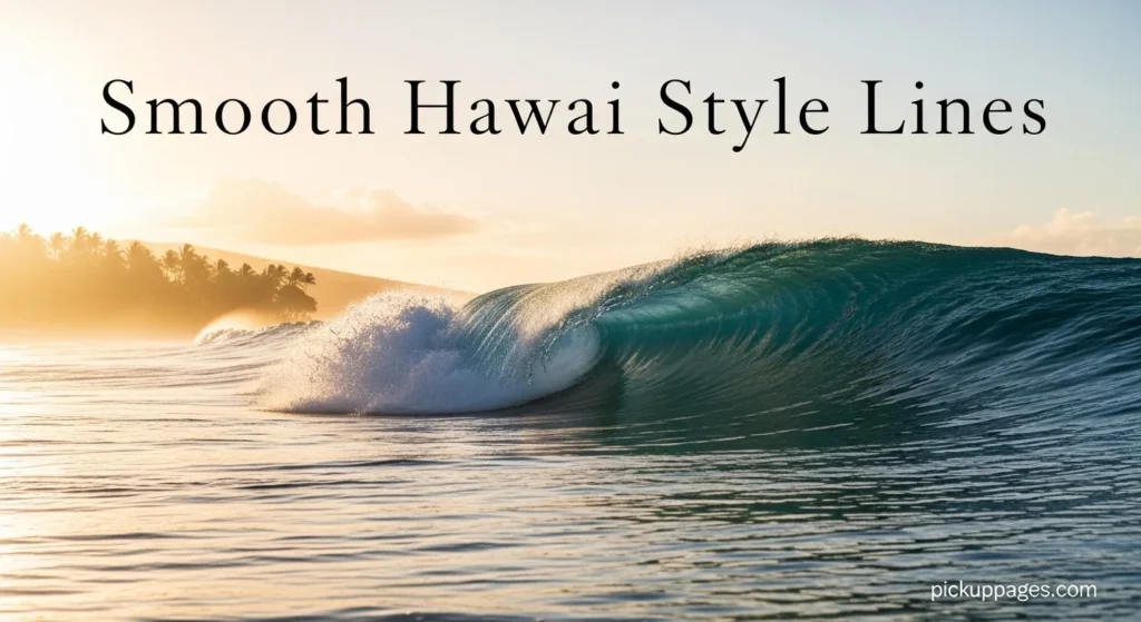 Smooth Hawaii Style Lines